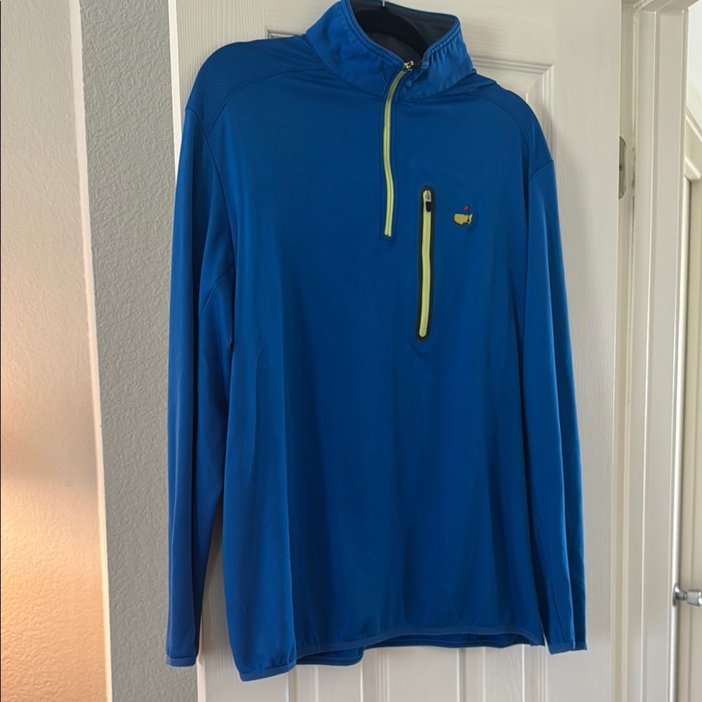 Masters Blue Performance Quarter-Zip Jacket